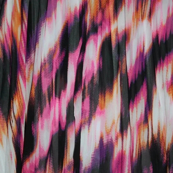 Worthington Pleated Colorful Skirt Side Zipper Size 8 NWOT - Picture 4 of 11